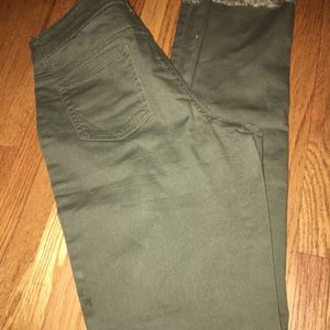 Green Skinny Jeans